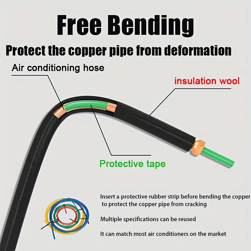 Copper Pipe Bending Protectors 4-Pack 2m (1/4-5/8) Anti-Kink HVAC - image 5