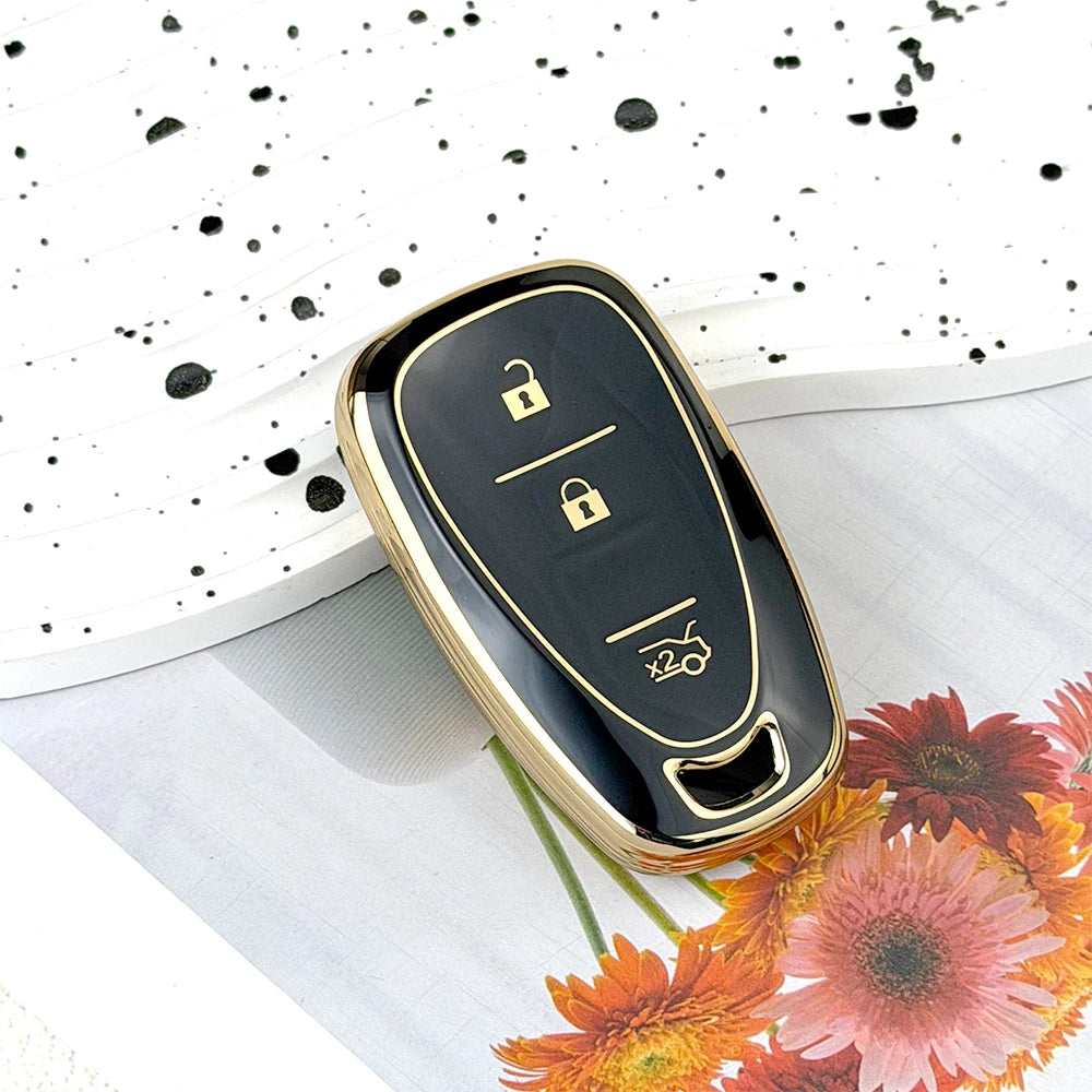 TPU Key Fob Cover for Chevy Malibu, Camaro, Equinox & More 2017-2019