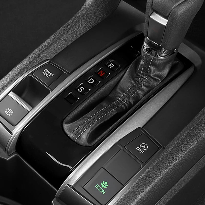 Gear Shift Panel Trim Sticker for Honda Civic 10th Gen Sedan 2016-2021