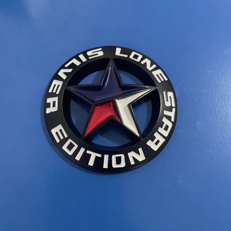 Texas Lone Star Metal Emblem Badge for Jeep Truck SUV Car Decal - image 5