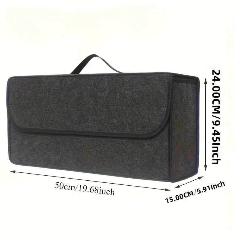 Foldable Car Trunk Organizer with Handles