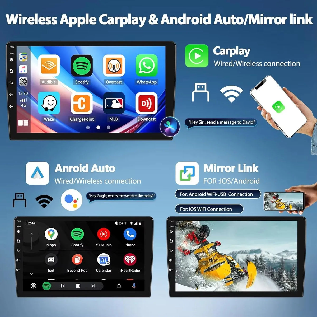 9-Inch Android CarPlay Multimedia Player for Chery Tiggo 2016-2020 - image 6