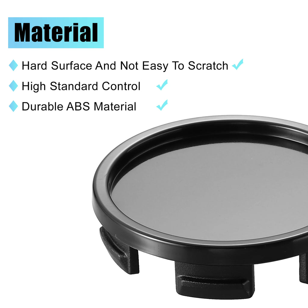 X Autohaux Universal Wheel Center Caps, 53-75mm 4-Pack - image 6