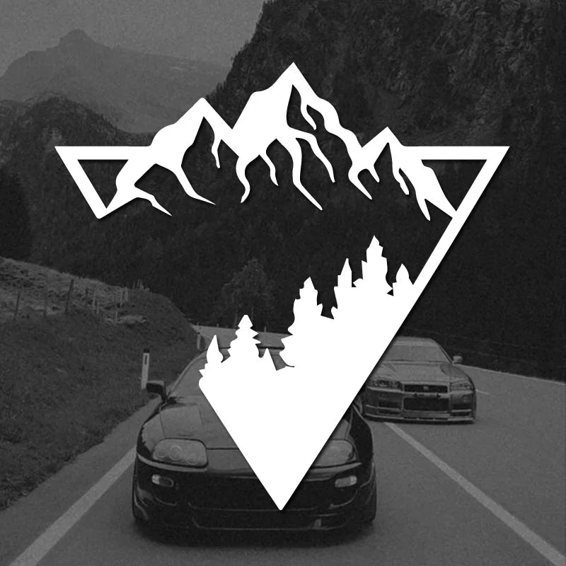 Mountain & Woods Vinyl Stickers for Cars, Laptops & More