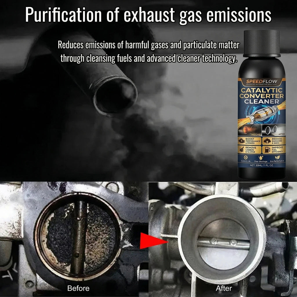 Catalytic Converter Cleaner Carbon & Sludge Removal Boost Engine Reduce Fuel Consumption For All Cars
