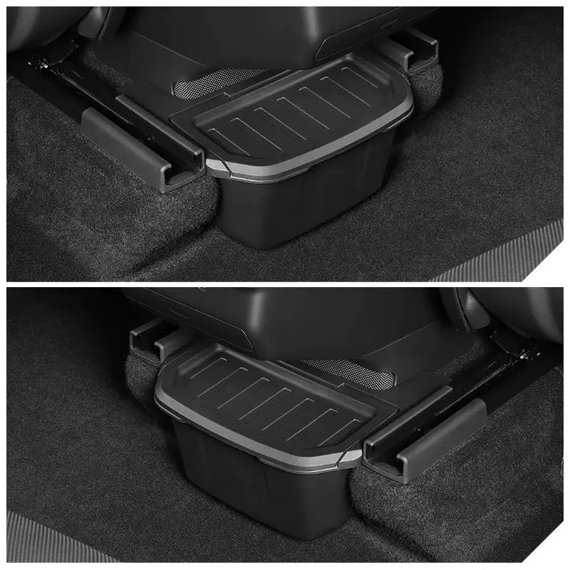 Rear Center Console Storage Box with Lid for Tesla Model Y L (2025-2026)
