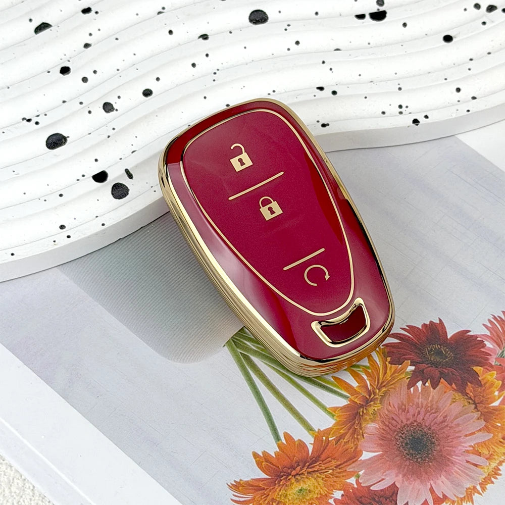 TPU Key Fob Cover for Chevy Malibu, Camaro, Equinox & More 2017-2019