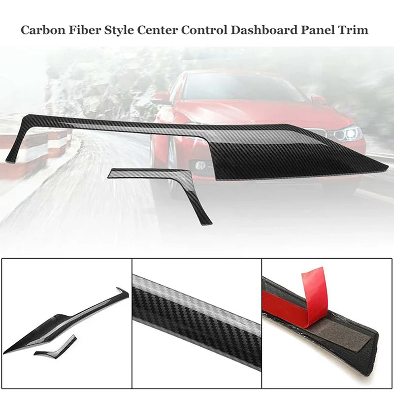 Carbon Fiber Look Dashboard Trim Cover for BMW 3 and 4 Series F30 F32