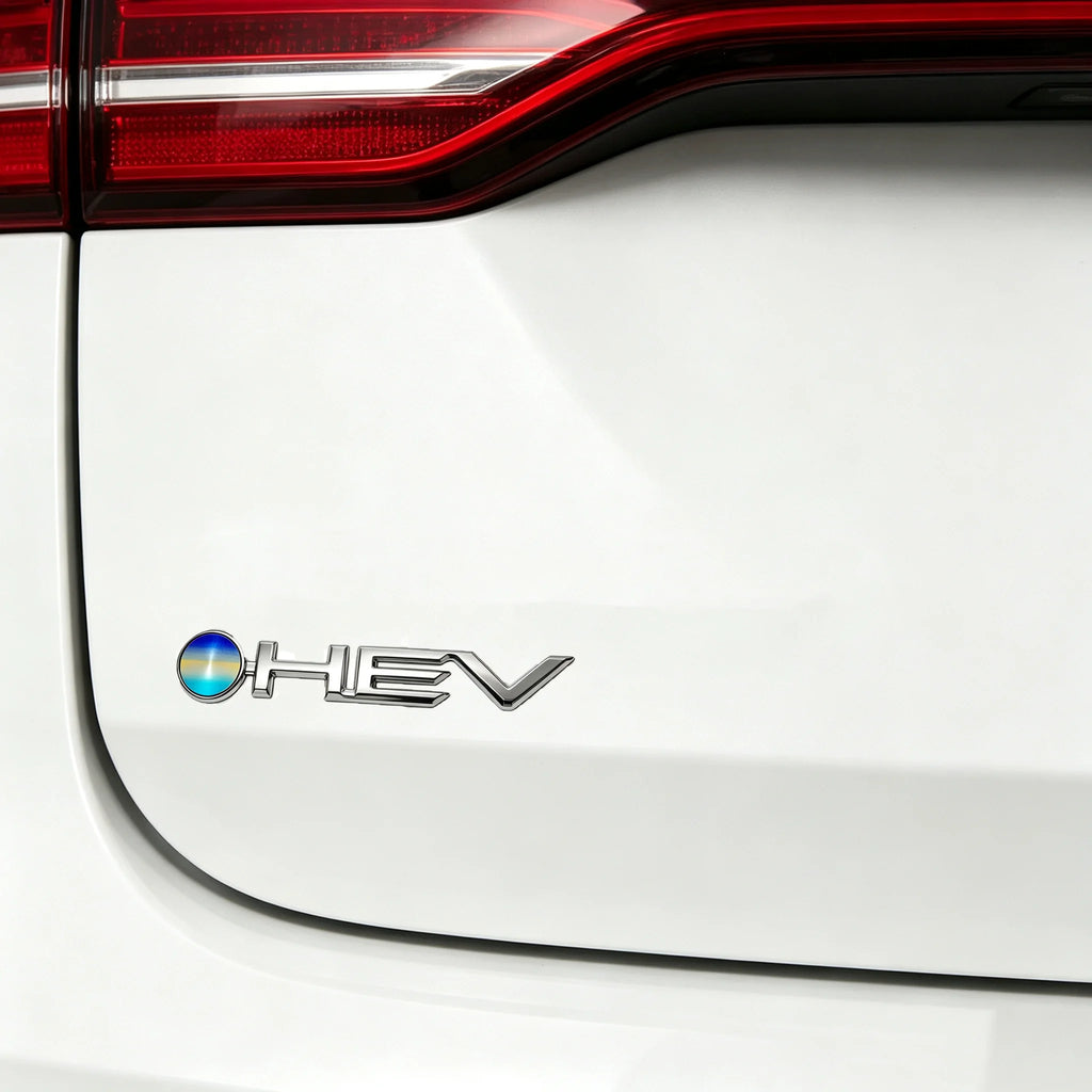 Metal HEV Hybrid Emblem Badge for Cars, Universal Fitment - view 5