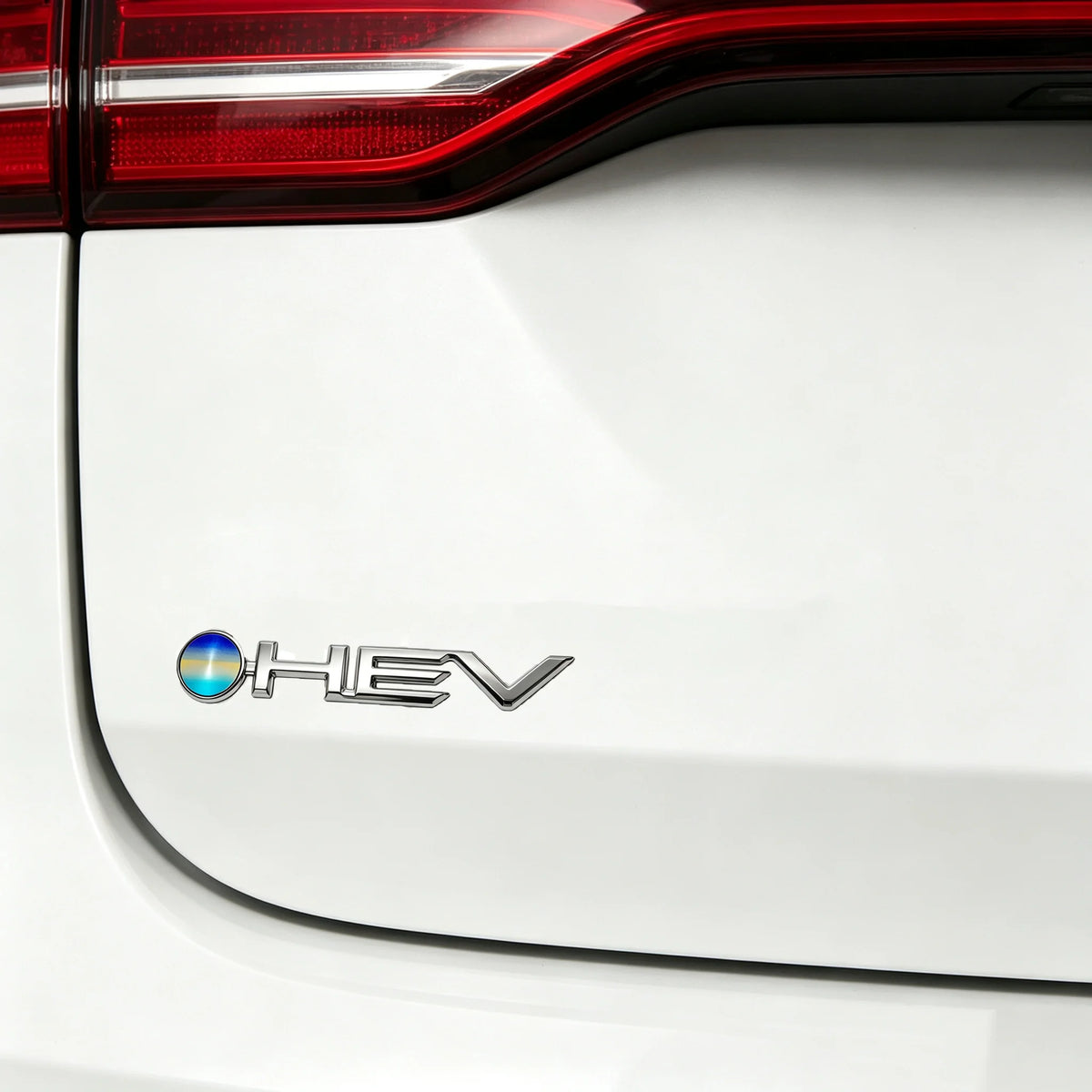 Metal HEV Hybrid Emblem Badge for Cars, Universal Fitment - view 5