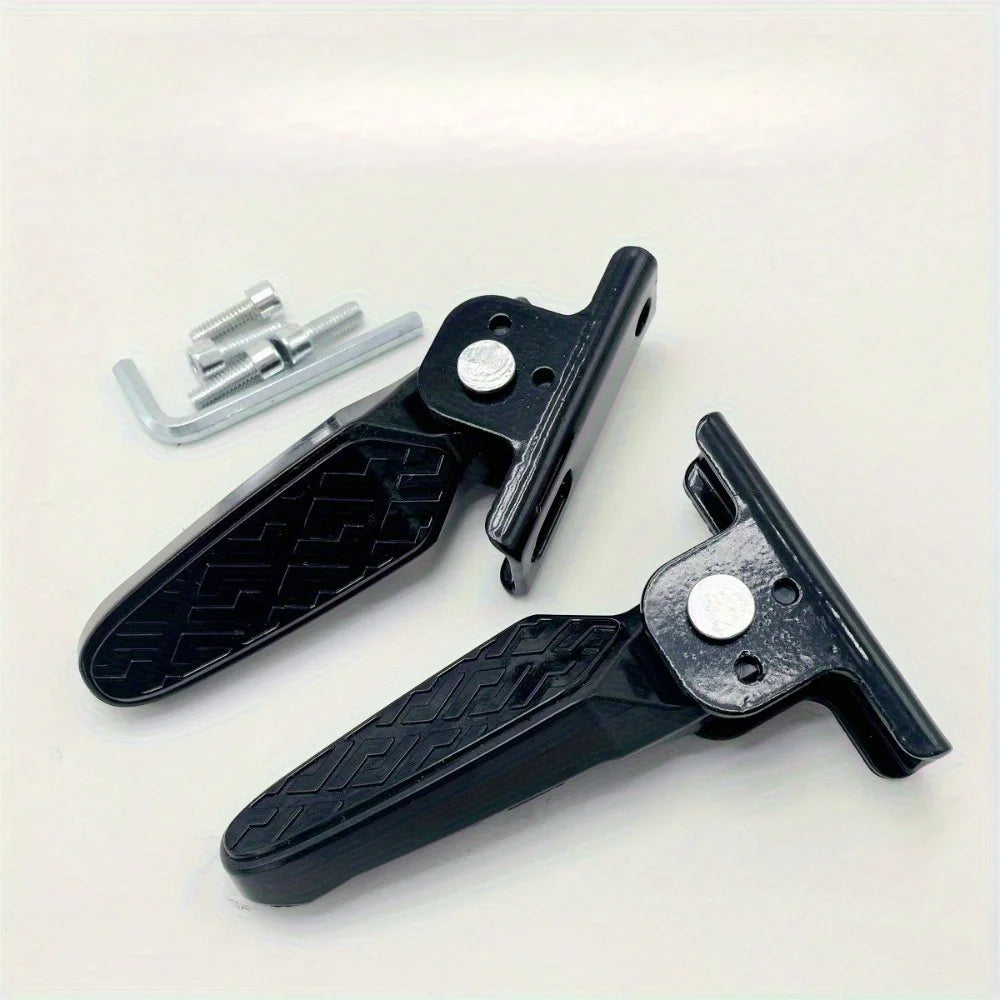 Electric Bicycle Cycling Accessories Set Rear Seat Pedals Foot Mat Supports for Comfortable Riding Experience