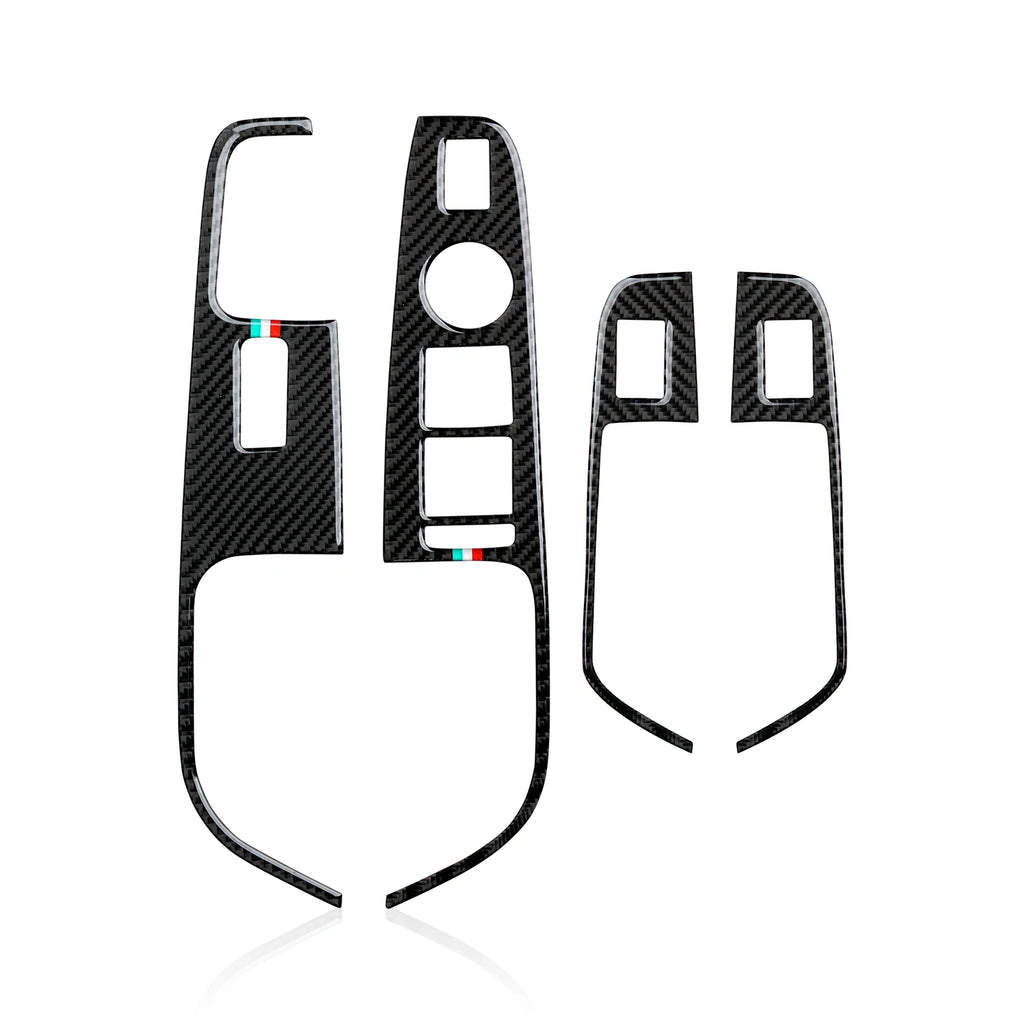 Carbon Fiber Interior Trim Stickers for Alfa Romeo Giulia and Stelvio