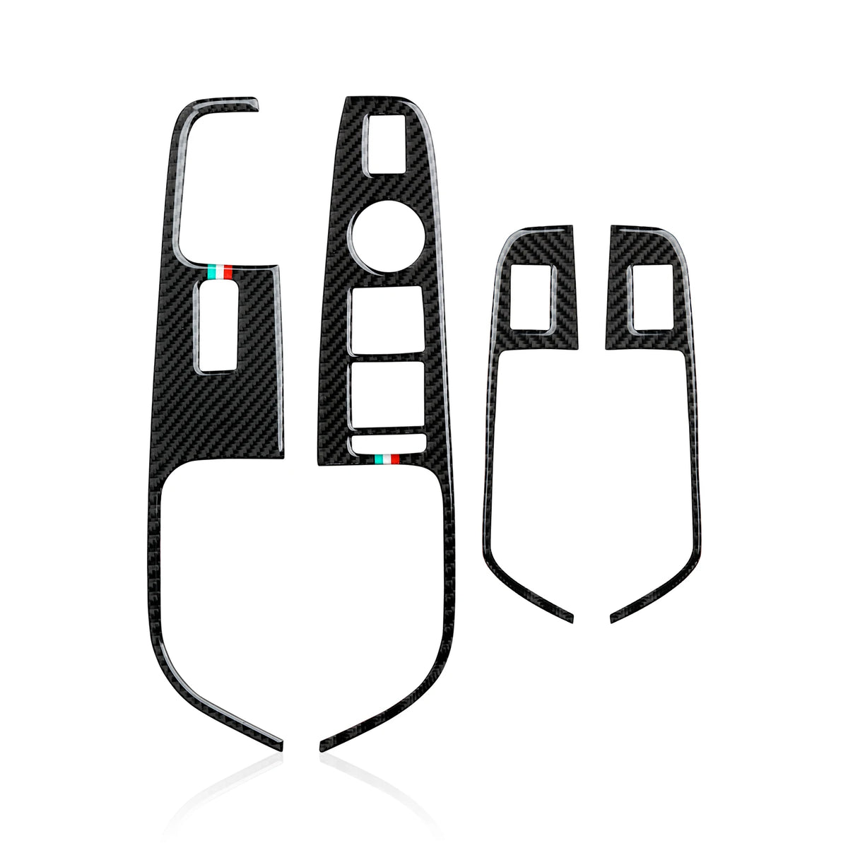 Carbon Fiber Interior Trim Stickers for Alfa Romeo Giulia and Stelvio