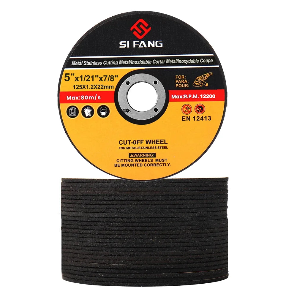 5Pcs Set 75/115/125mm Metal Cutting Disc Angle Grinder Resin Grinding Wheel for Steel