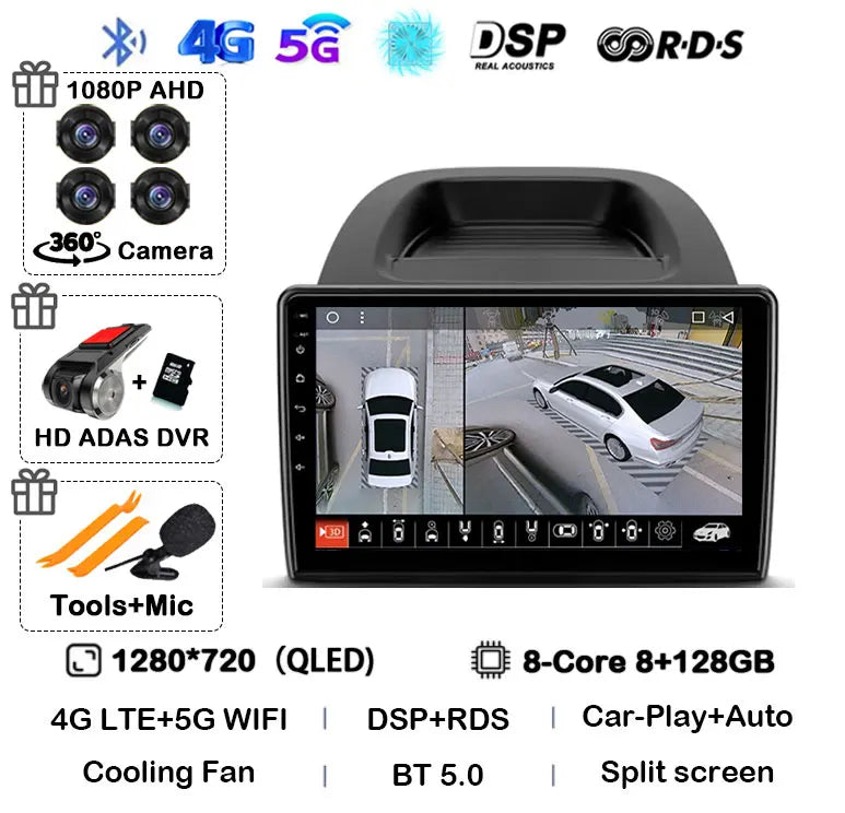 Ford EcoSport 2017-2023 Android 16 Car Stereo GPS CarPlay Touchscreen - image 18
