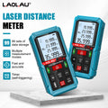 Laser Meter Digital Tape Timer Trigger Measure Tools 50m 100m 150m Laser Distance Meter Bubble Level Handheld Laser Rangefinder