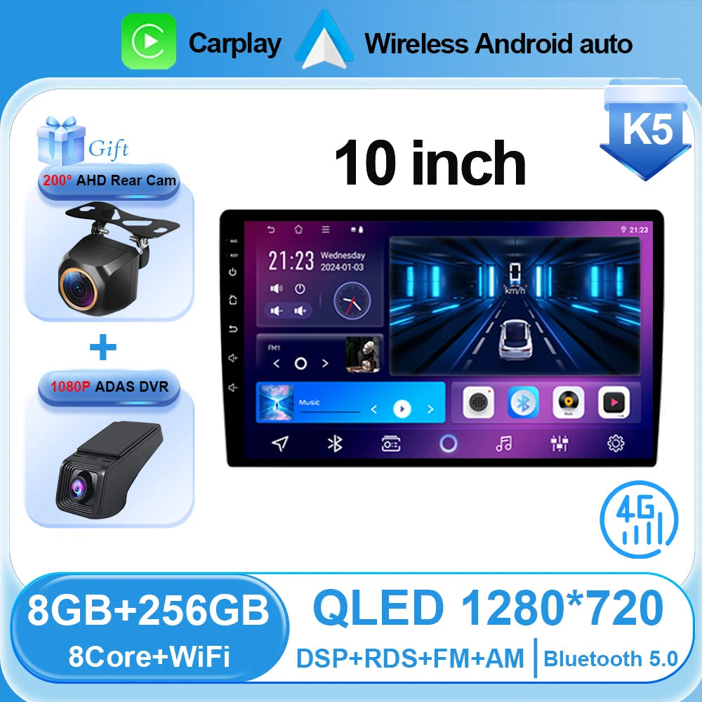Android Car Stereo 10" Touchscreen with CarPlay & Android Auto - image 24