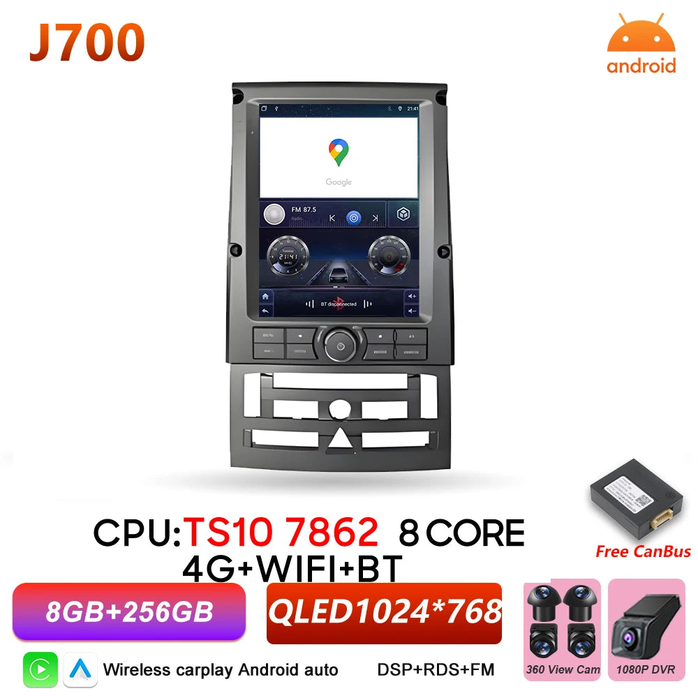 Peugeot 407 (2004-2011) Multimedia Radio with Wireless CarPlay & GPS - image 7