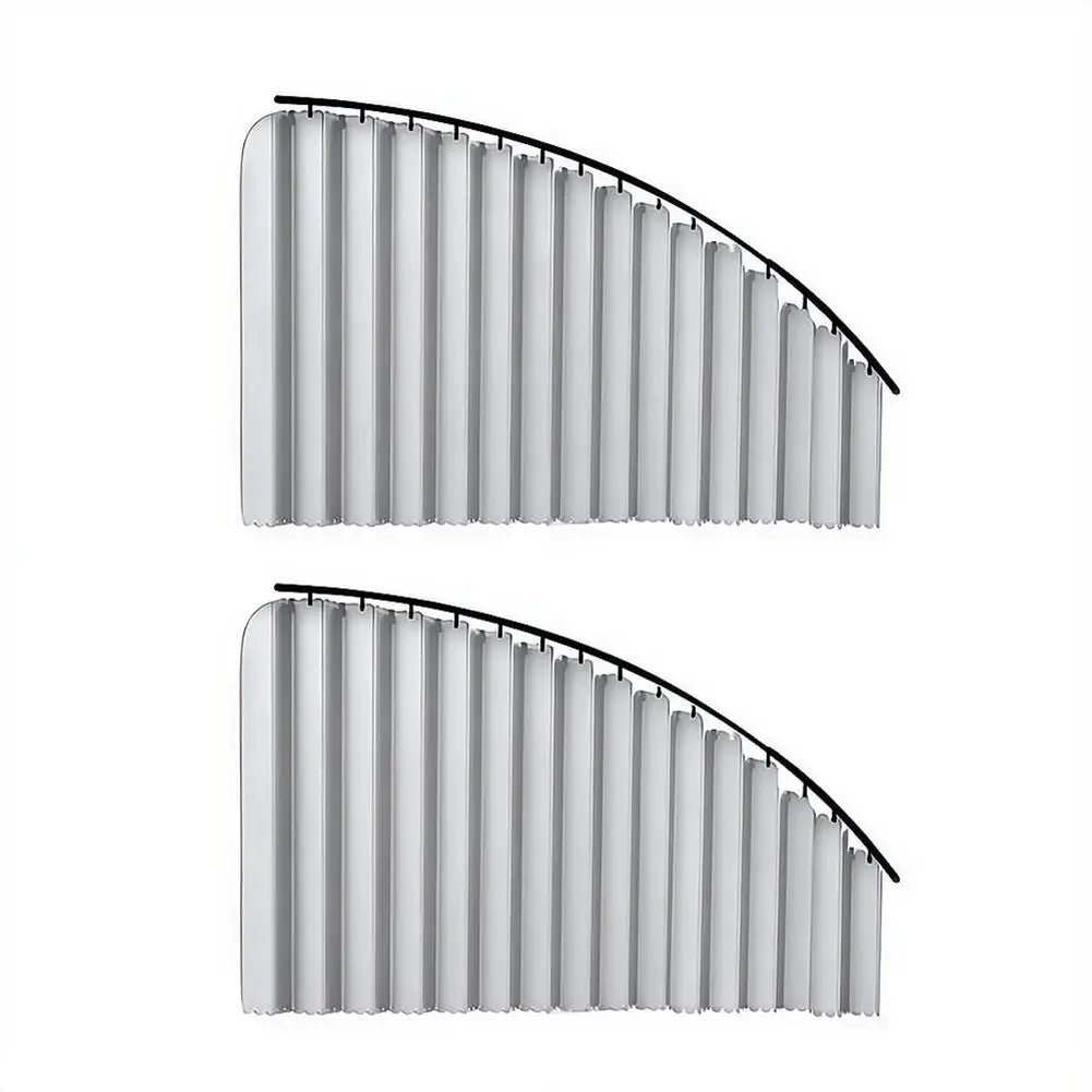 Car Side Window Pleated Sun Shades with Slide Track