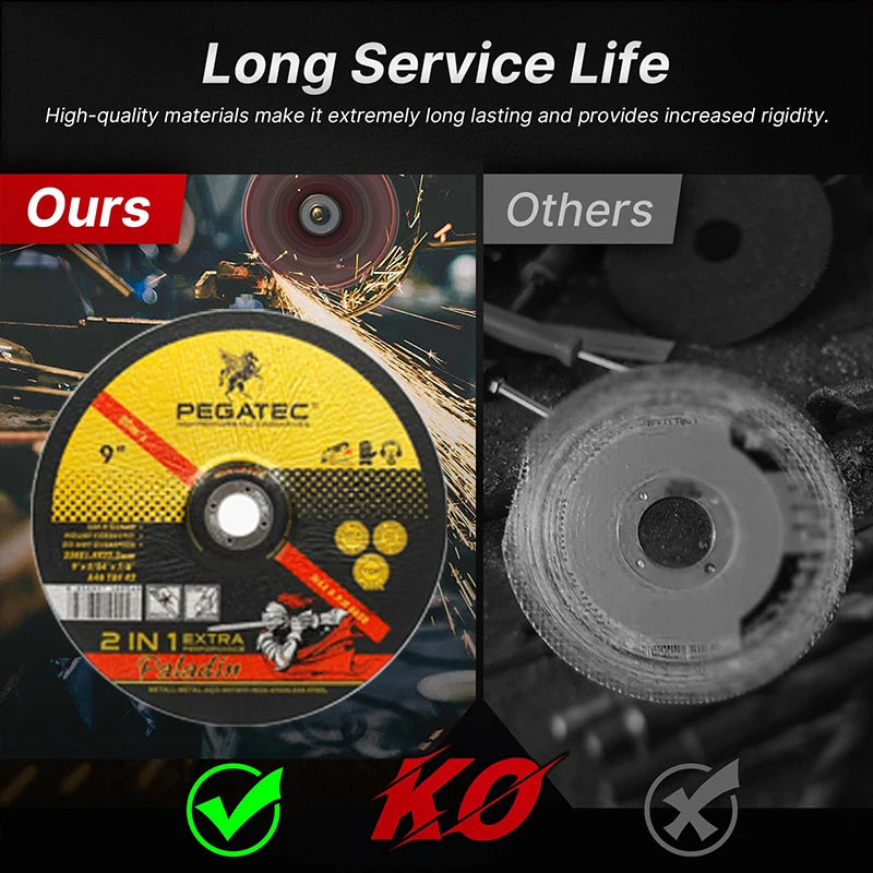 9 Inch Angle Grinder Cutting Disc 5/64 Inch Thick with 7/8 Inch Inner Bore