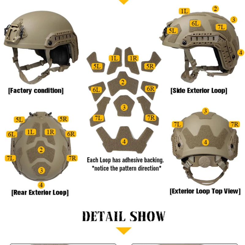 Emersongear FAST SF Super High Cut Tactical Helmet - image 12