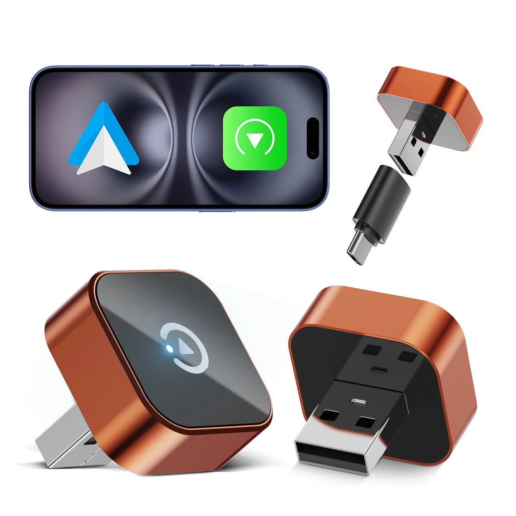 Wireless CarPlay Adapter - Plug & Play for Android Auto