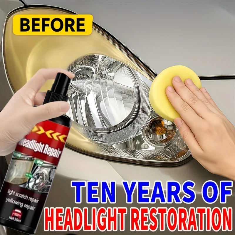 Headlight Restoration Wipes for Yellowing and Light Scratches