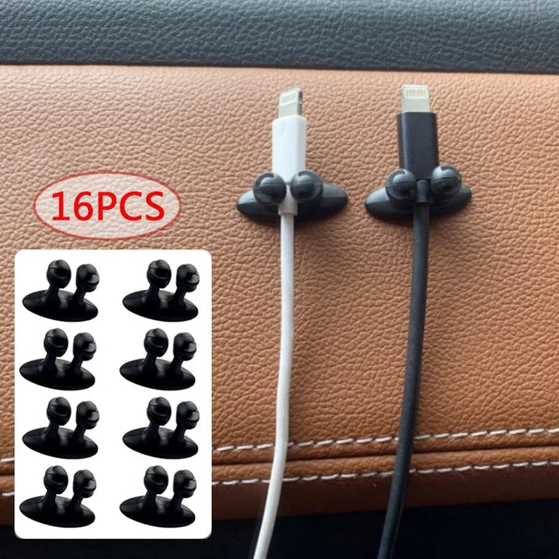 Car Dashboard Cable Organizer - Tangle-Free Charger Holder