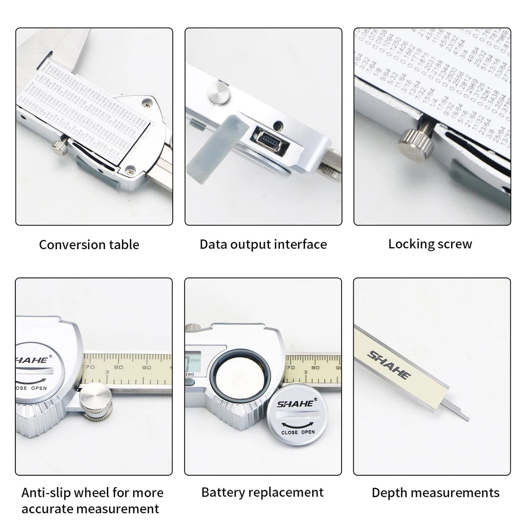 Digital Caliper 0-150mm Stainless Steel Electronic Vernier Gauge - image 21