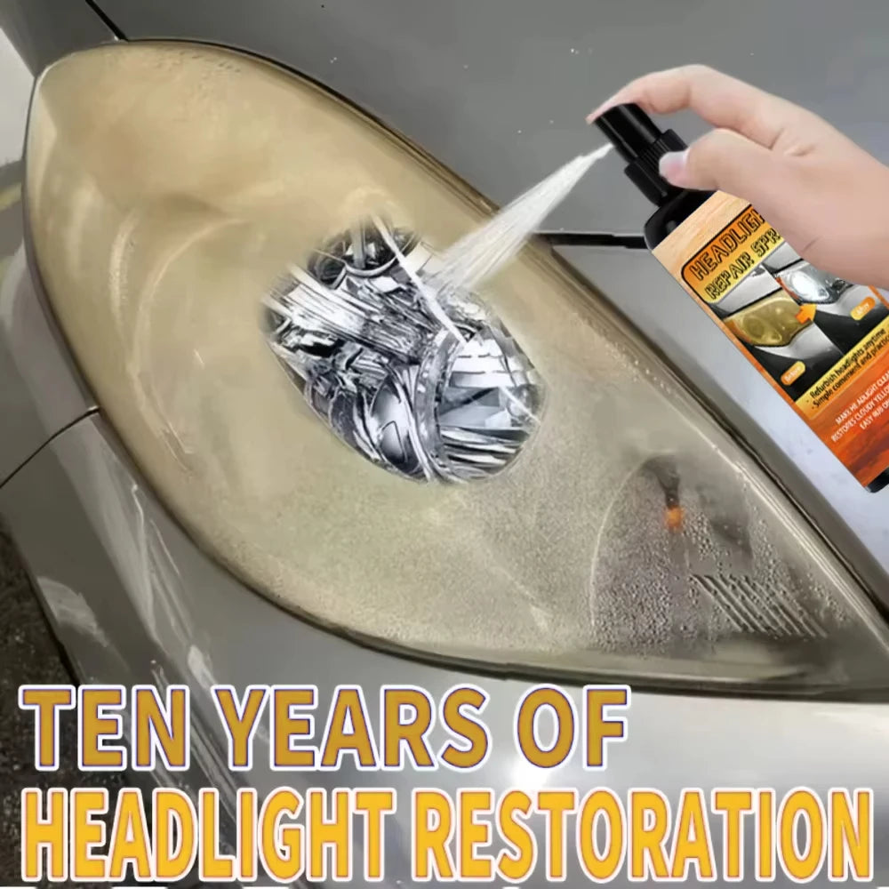 Headlight Restoration Polishing Kit for Yellowed Lenses