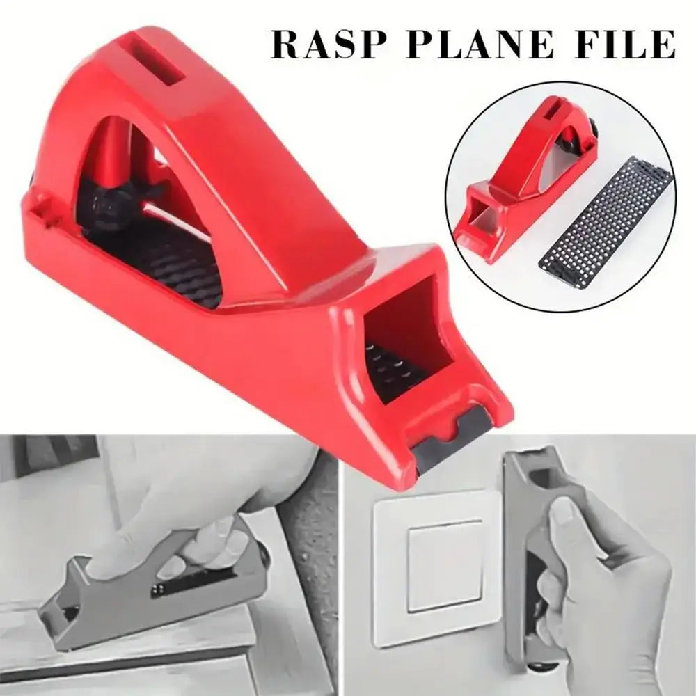Drywall rasp and plasterboard planer, edge trimming tool for gypsum board