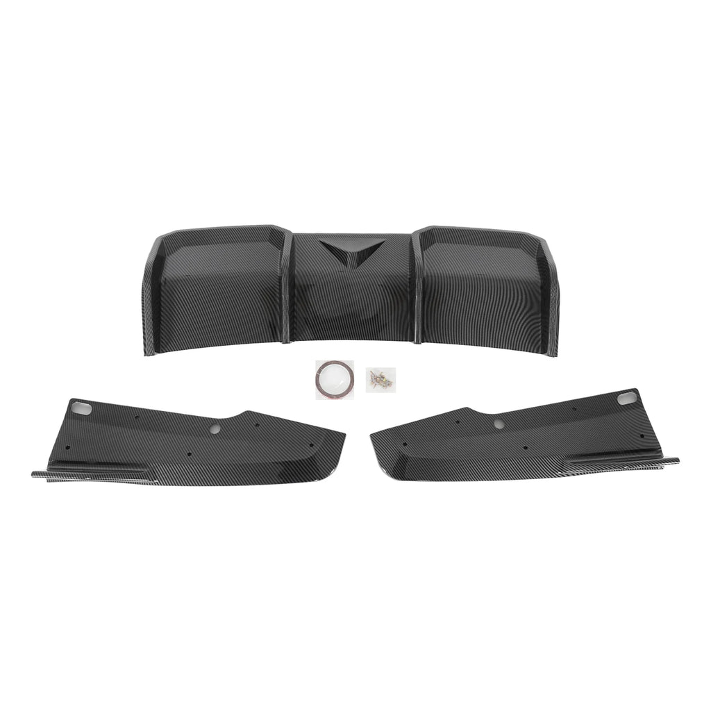 Rear Bumper Diffuser for Hyundai Elantra N 2024-2026, Gloss Black - view 14