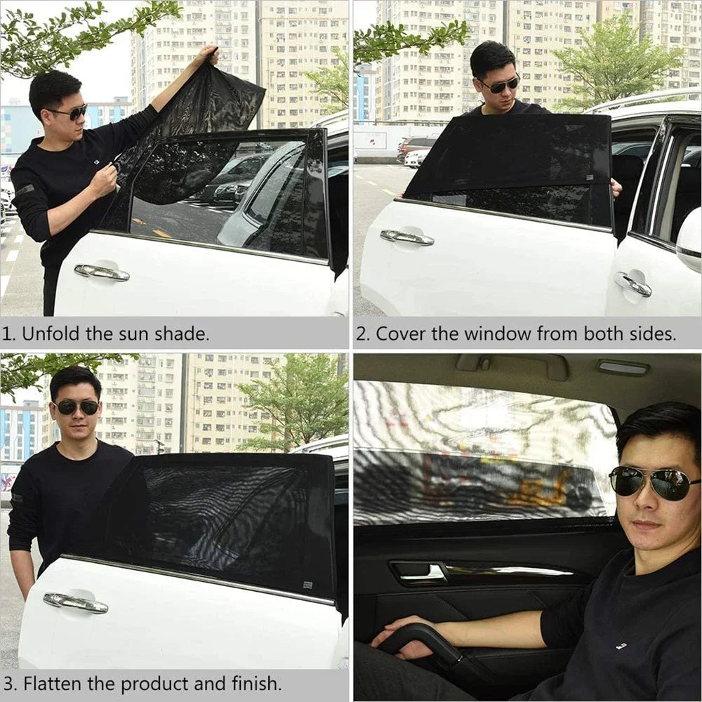 Mesh Car Window Sun Shades for Sedan and SUV
