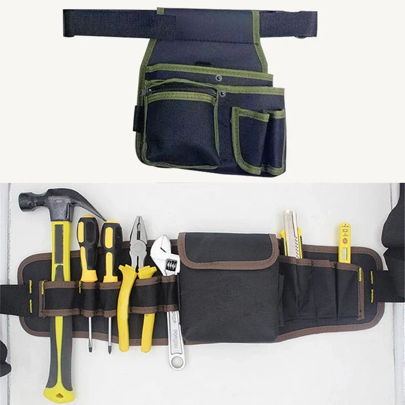 Multifunctional Tool Pouch with Belt – Electrician Waist Bag