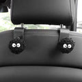 Car Hook Cute Coal Ball Multi Function Car Seat Back Hook Sticky Hook for Vehicle Interior