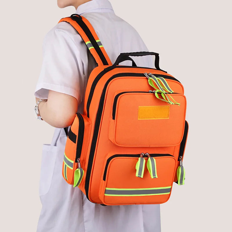 Large-Capacity First Aid Backpack – Emergency Rescue Kit