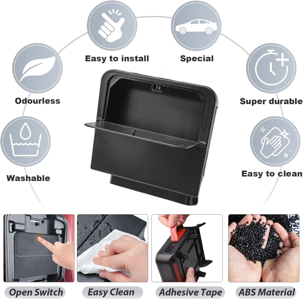 Hidden Center Console Organizer for Jeep Wrangler JL and Gladiator