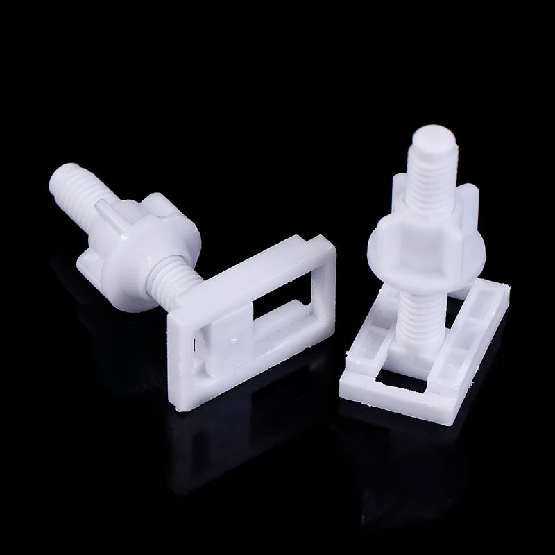 3Sets Bathroom Hardware For Toilet Lid Toilet Seat Hinges Repair Bolts Fasteners Kits Toilet Repair Tools Gasket