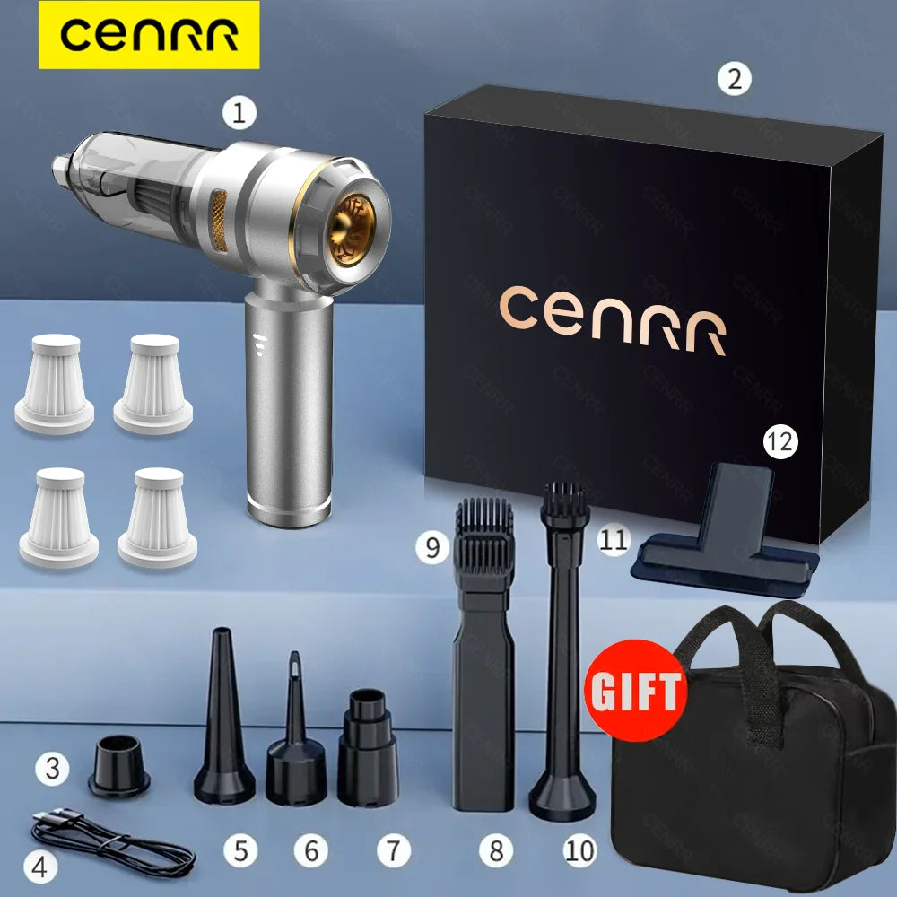 CENRR Cordless Handheld Car Vacuum Cleaner with Powerful Suction - image 13