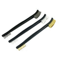 Double-End Mini Wire Brush Set – Stainless Steel, Brass & Nylon
