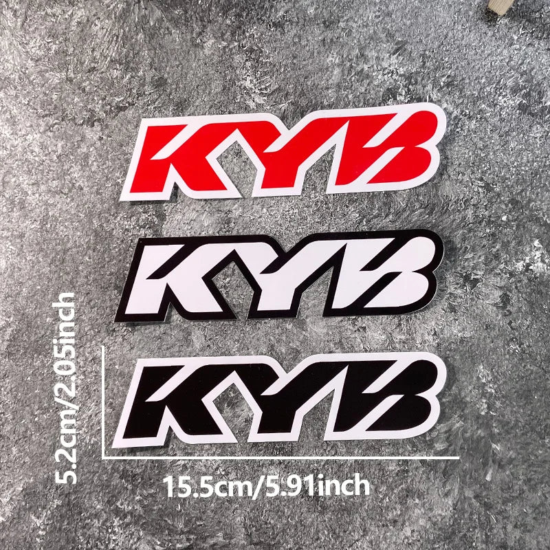 2-Pack KYB Front Fork Decals, Waterproof Vinyl - image 2