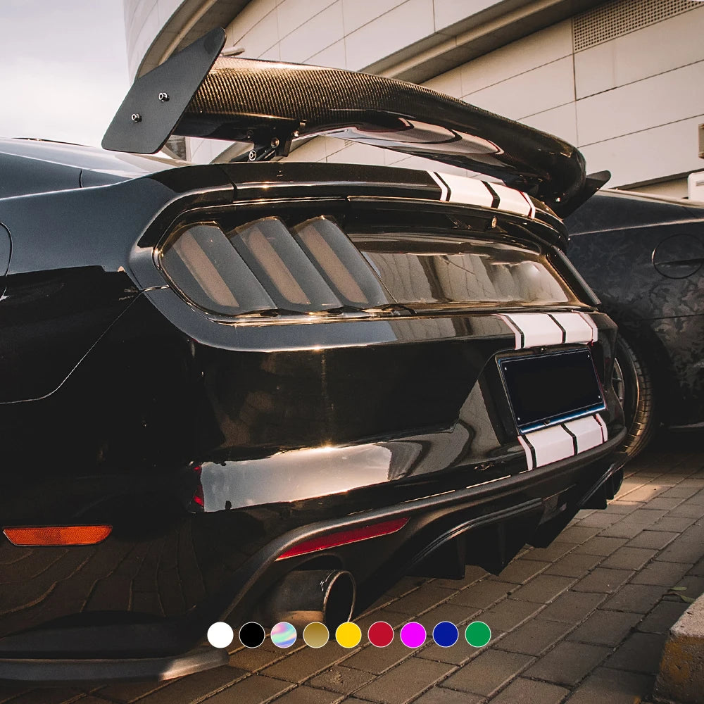 6-Piece Vinyl Racing Stripe Decals Kit for Car Exterior - image 3