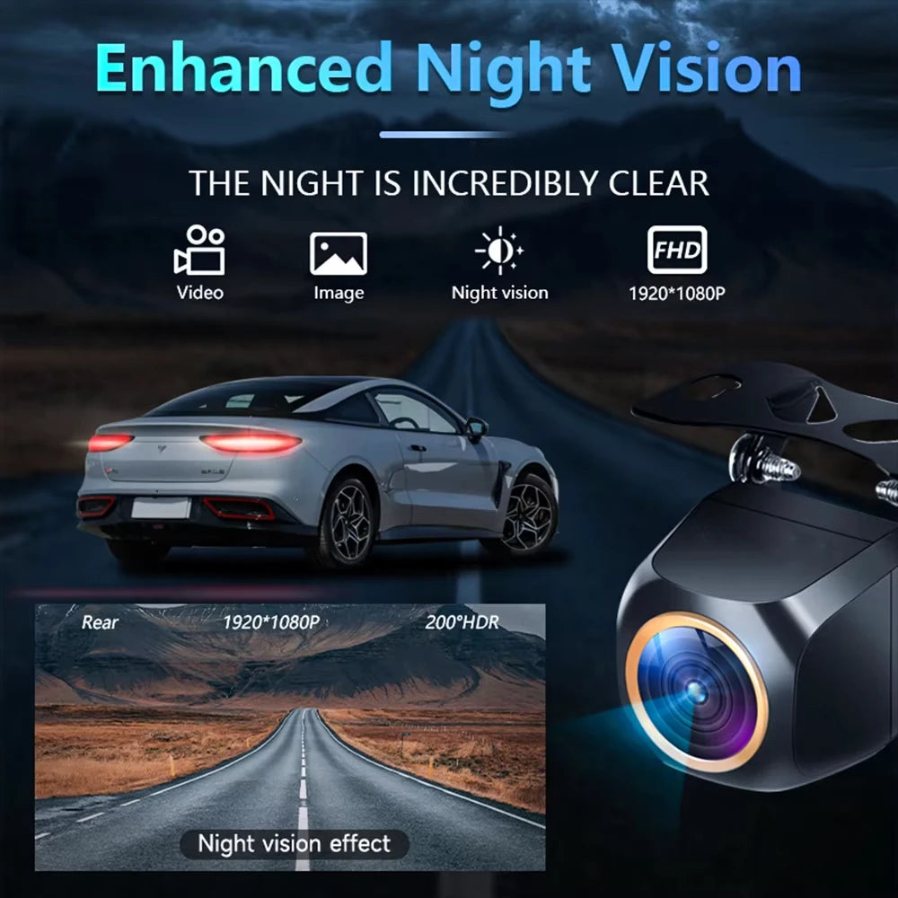 Full HD 1080P Fisheye Rear View Backup Camera with Night Vision - image 5