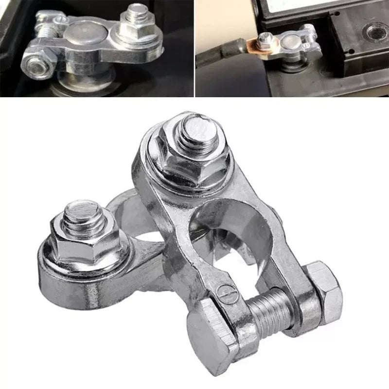 Quick-Release Battery Clamp Terminals – 12V/24V Charging