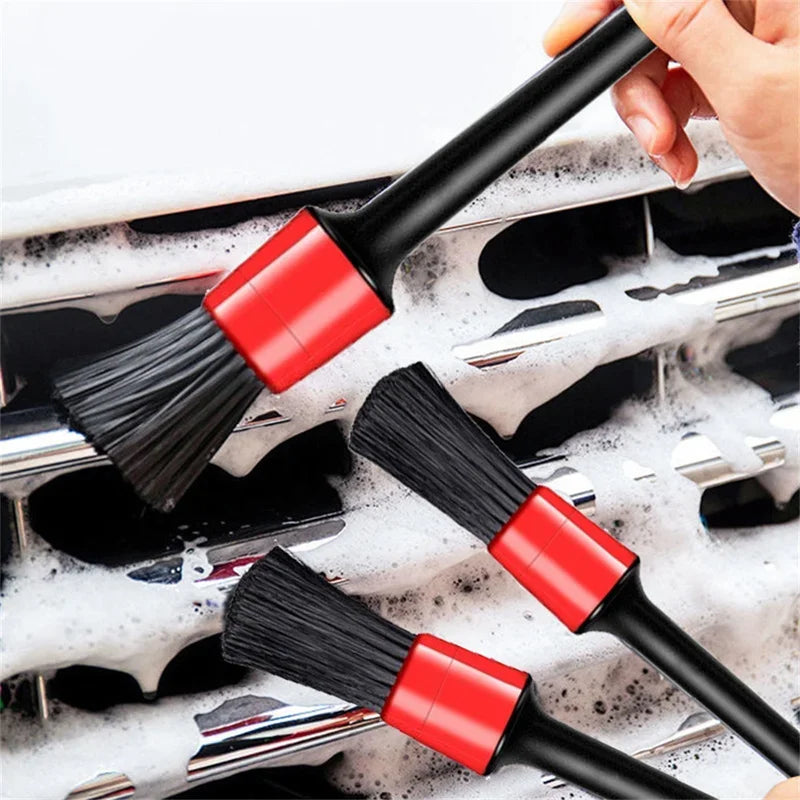 5-Piece Car Detailing Brush Set – Vents & Wheels