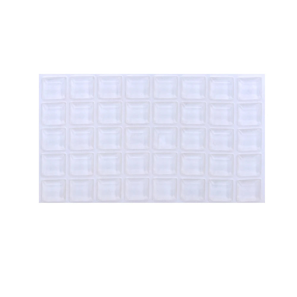 Self-Adhesive Silicone Cabinet Door Bumper Pads, Black or Clear - view 7