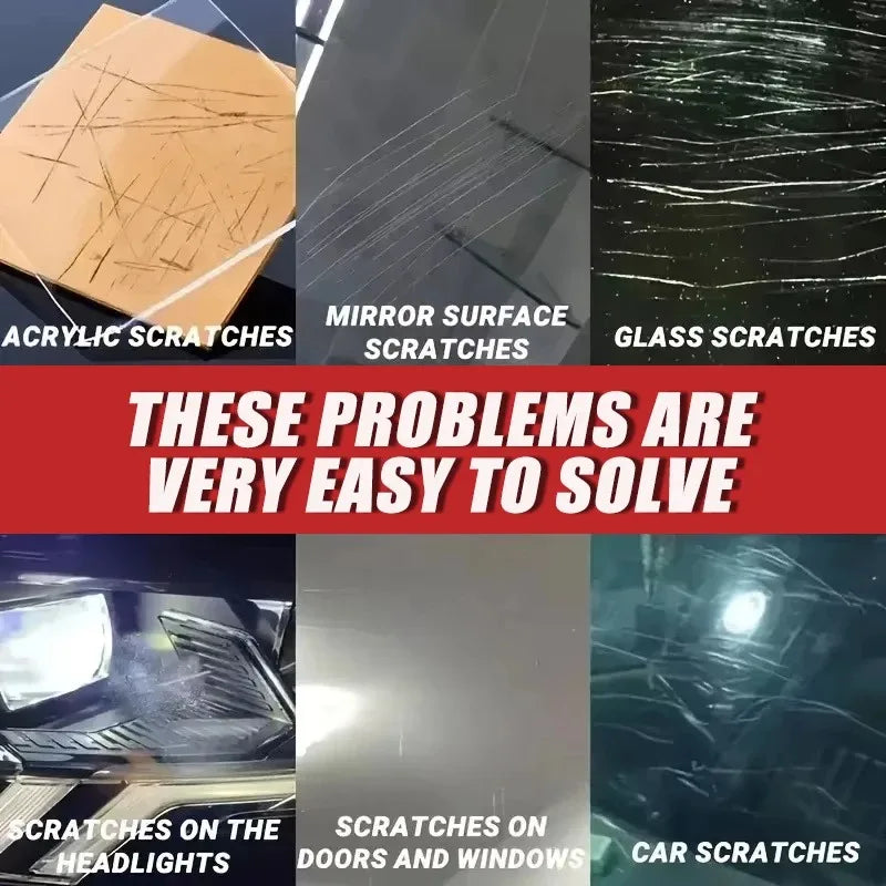 Car Glass Scratch Repair Polishing Powder for Window Surfaces