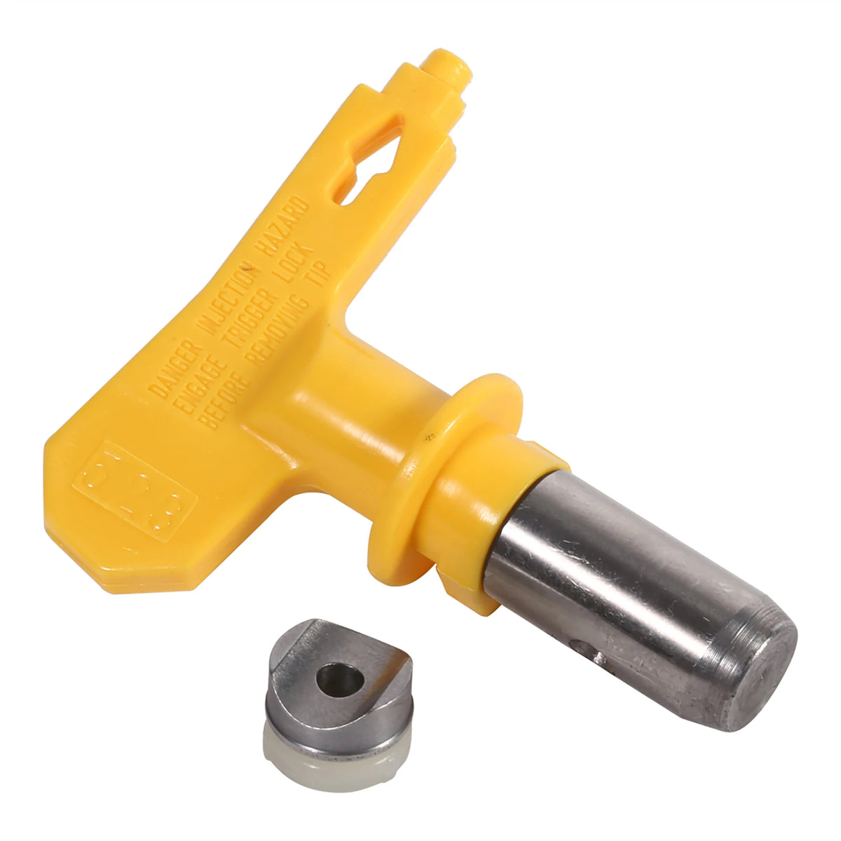 Reversible Tungsten Steel Airless Paint Spray Gun Tip Nozzle Accessory Home Garden