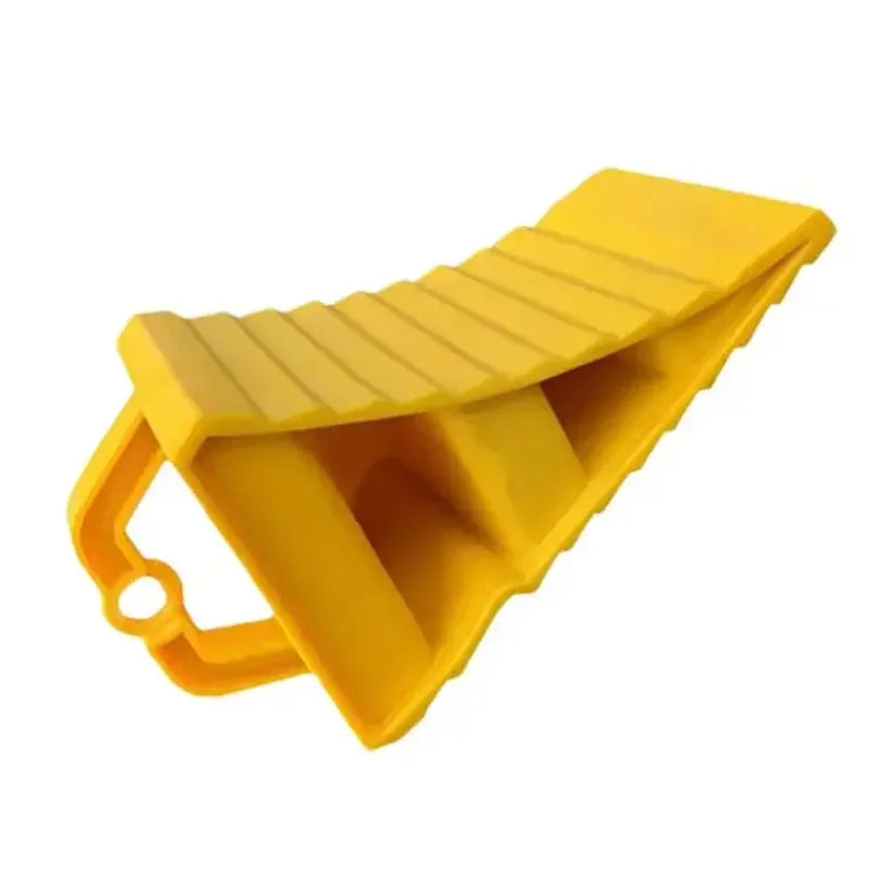 Heavy-Duty Trailer Wheel Chock with Handles
