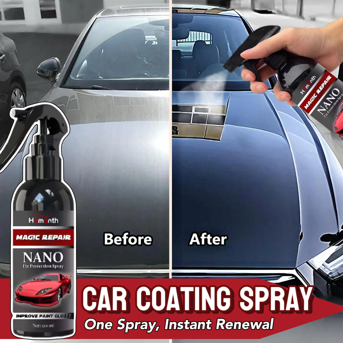 Graphene Nano-Ceramic Car Coating Kit for Ultimate Shine